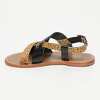 Sandalias Zyrelia - Dots Cow/Black