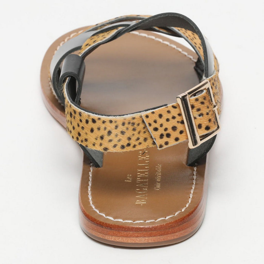 Sandalias Zyrelia - Dots Cow/Black