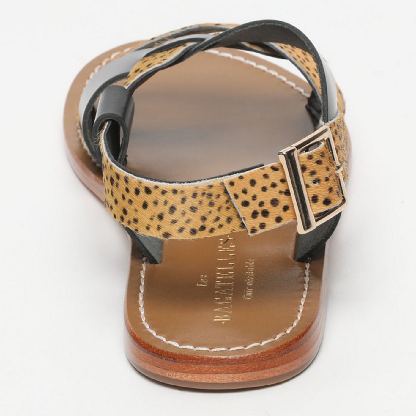 Sandalias Zyrelia - Dots Cow/Black