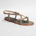 Totana Sandals - Beige Snake