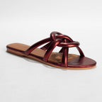 Sandalias Tabala - Burgundy Metal