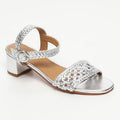 Sandalias de Tacón Phibi - Silver