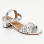 Sandalias de Tacón Phibi - Silver