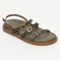 Sandalias Zeina - Kaki Lizard