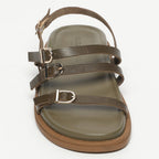 Sandalias Zeina - Kaki Lizard