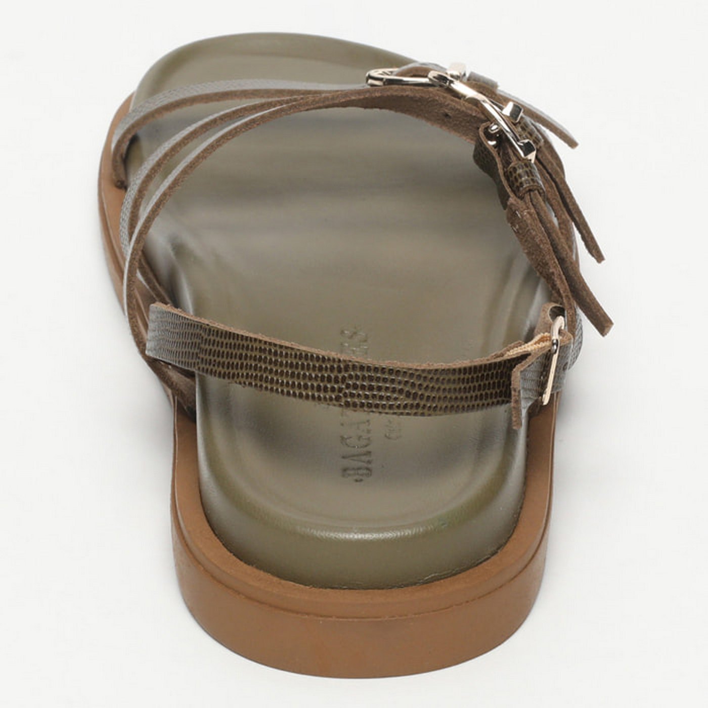 Sandalias Zeina - Kaki Lizard