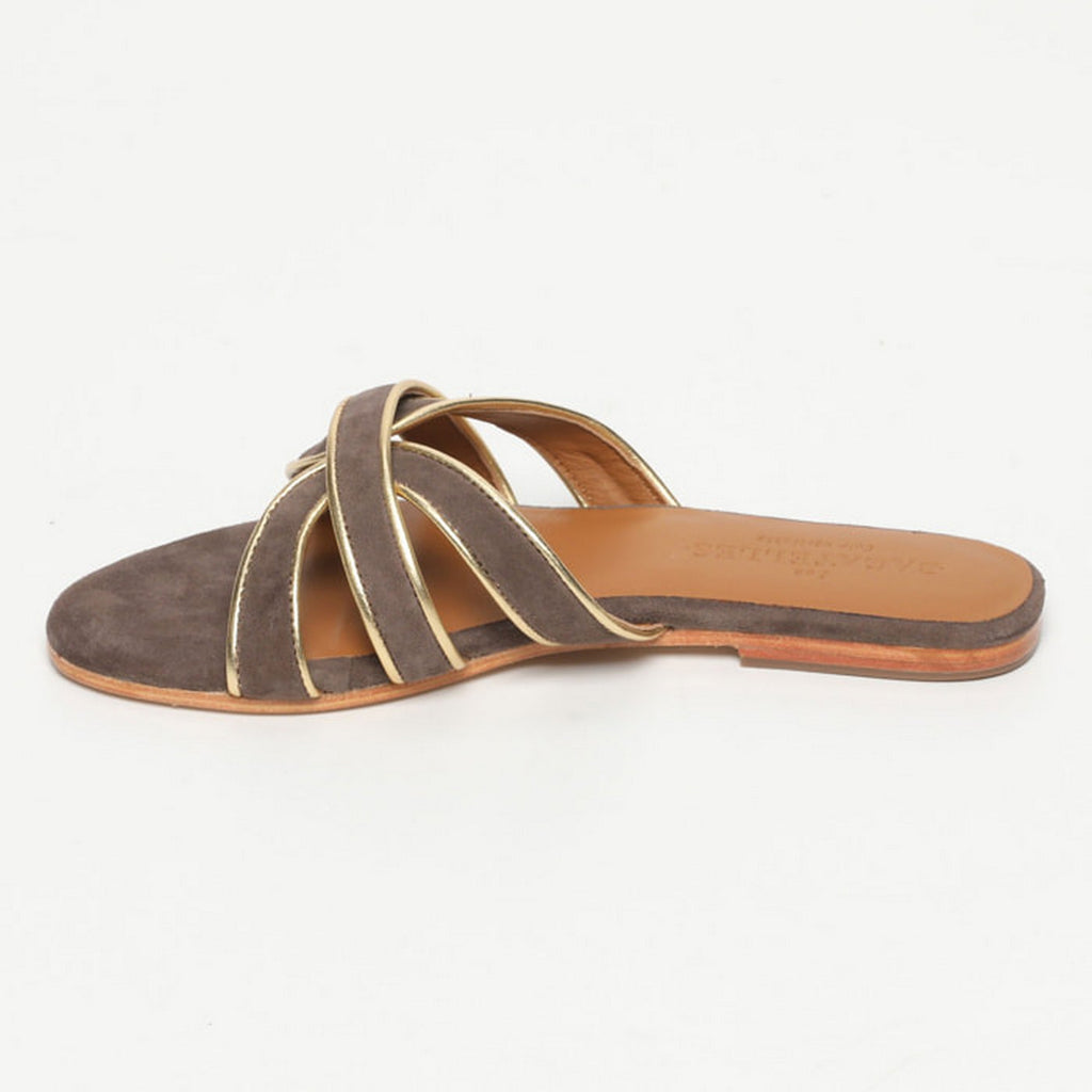 Sandalias Myrtice - Chocolat/Dark Gold