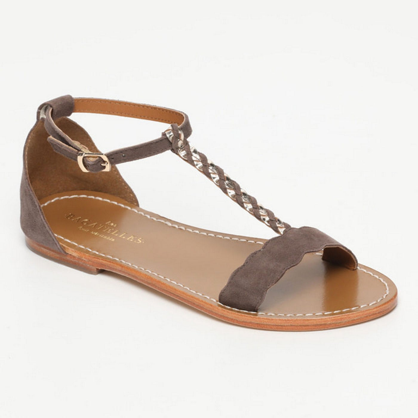 Sandalias Clark - Chocolat/Gold