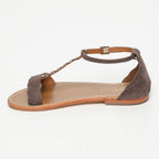 Sandalias Clark - Chocolat/Gold