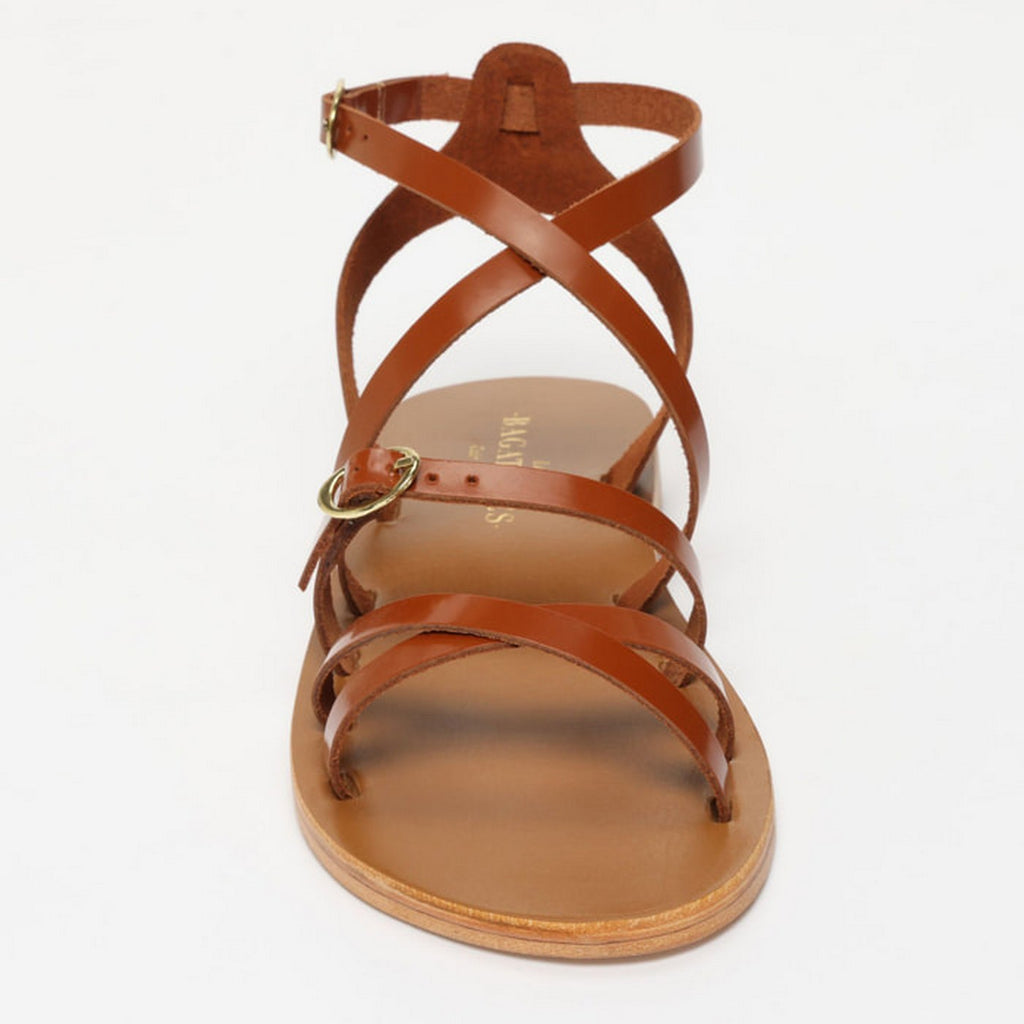 Sandalias Abhiri - Cinnamon Patent