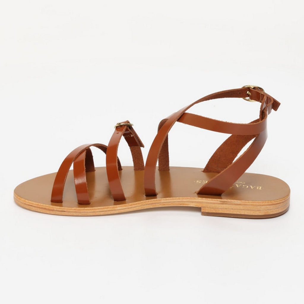 Sandalias Abhiri - Cinnamon Patent