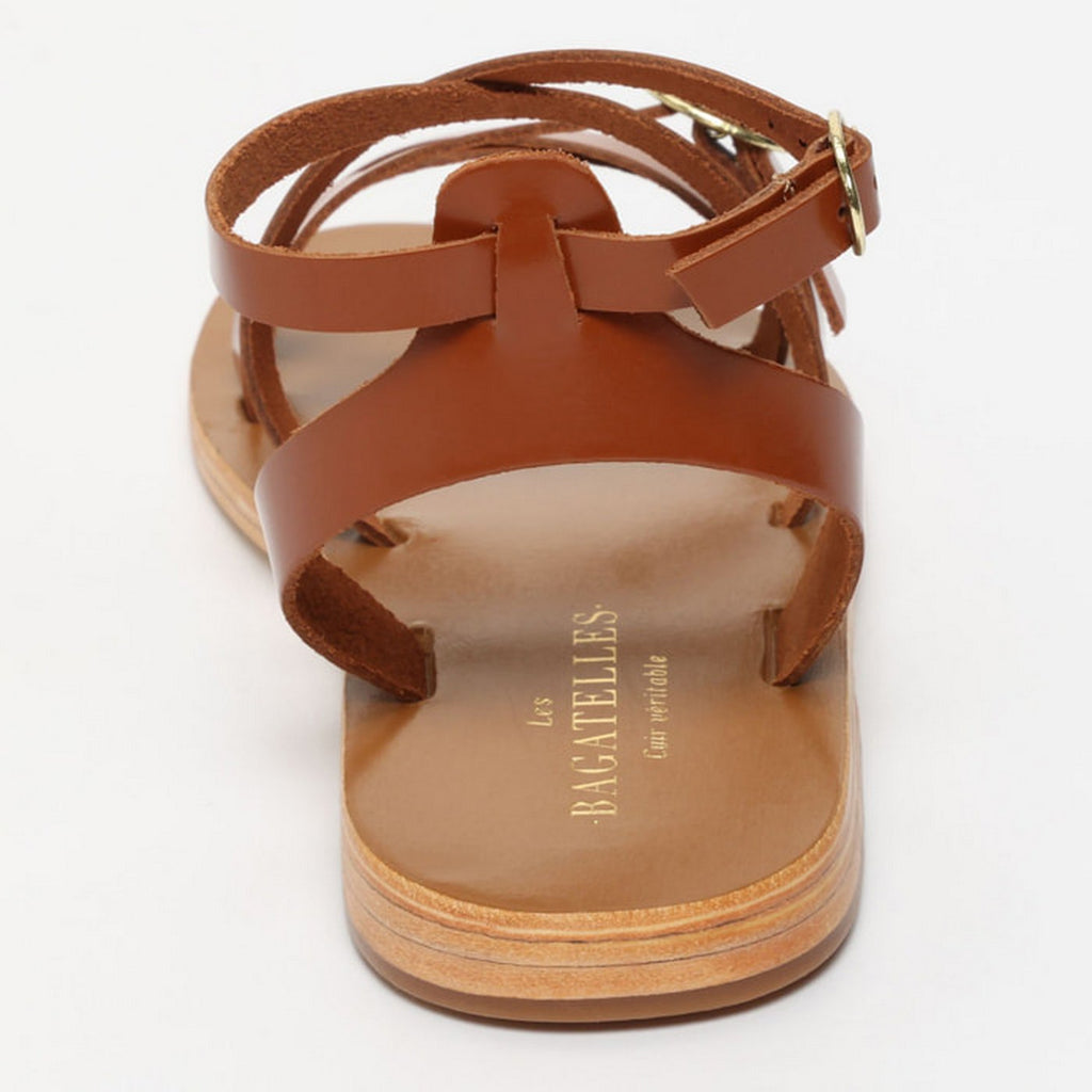 Sandalias Abhiri - Cinnamon Patent