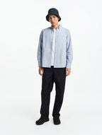 Camicia a maniche lunghe - Blu zen - Uomo