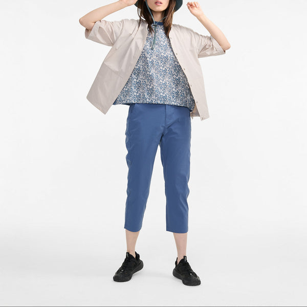 Camicia a maniche corte - grigio nebbia - donna