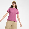 T-shirt a maniche corte da donna - Malva