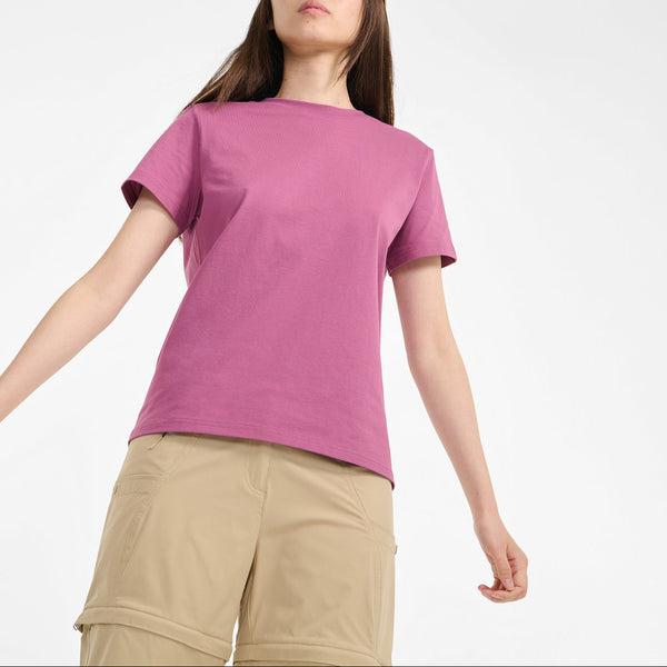 T-shirt a maniche corte - lilla - donna