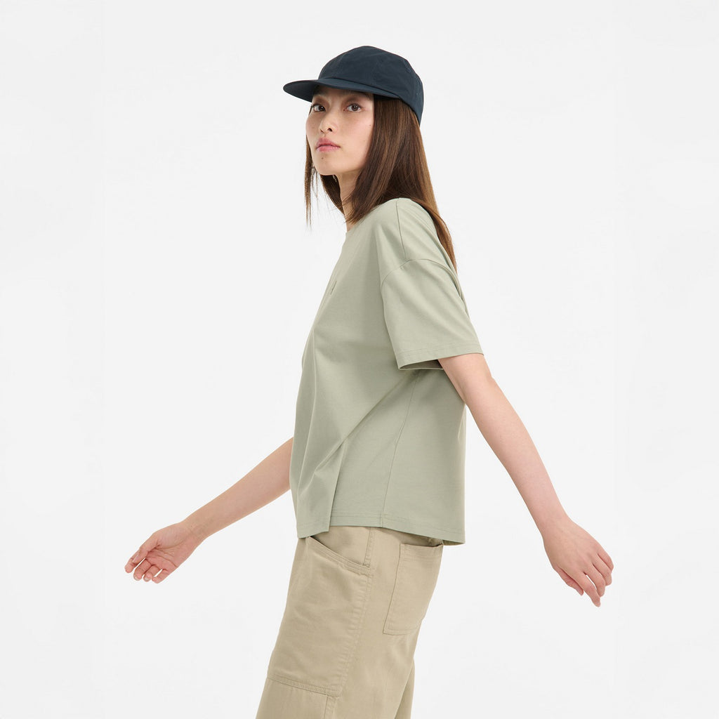 T-shirt a maniche corte - Salvia - Donna
