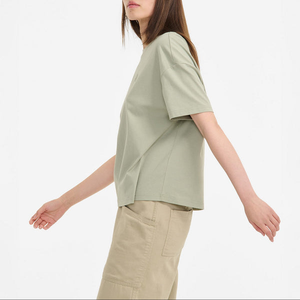 T-shirt a maniche corte - verde salvia - donna