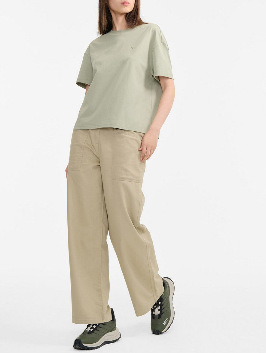 T-shirt a maniche corte - Salvia - Donna