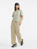 T-shirt a maniche corte - Salvia - Donna