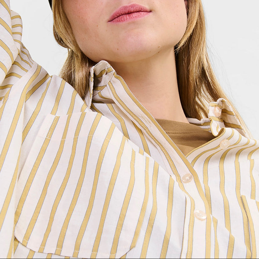 Camicia a maniche lunghe - Beige St - Donna