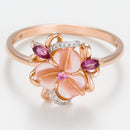 "Hibiscus" Ring - Rose Gold