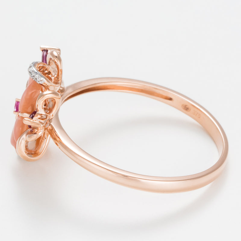 "Hibiscus" Ring - Rose Gold