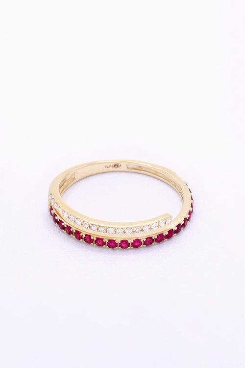 Bague "Lyson" D0,06/18 R0,26/21 - Or Jaune 375/1000