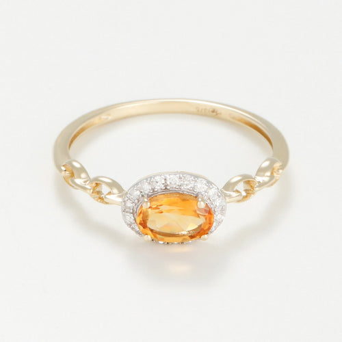 Bague "Mélusine" D0,08/18 C0,42/1 - Or Jaune 375/1000