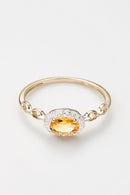 Bague "Mélusine" D0,08/18 C0,42/1 - Or Jaune 375/1000