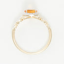 Bague "Mélusine" D0,08/18 C0,42/1 - Or Jaune 375/1000