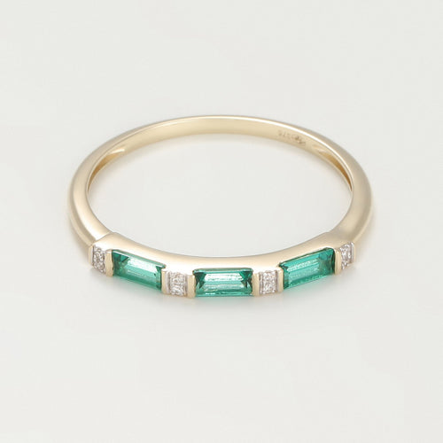 Bague "Gaby" D0,01/8 E0,30/3 - Or Jaune 375/1000