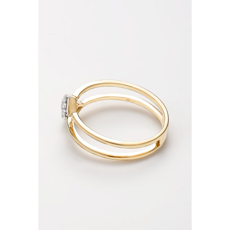 "Tehanie" Ring D0.09/18 - 375/1000 Yellow Gold
