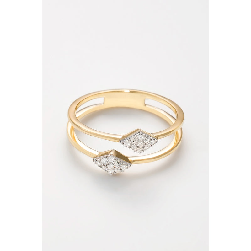 "Tehanie" Ring D0.09/18 - 375/1000 Yellow Gold