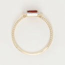 Bague "Isaline" D0,07/22 G0,25/1 - Or Jaune 375/1000