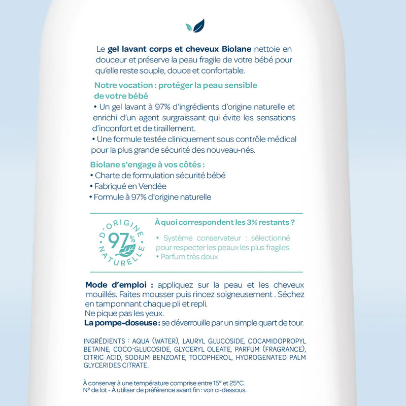 Lot 4X Gel Corps & Cheveux 2 En 1