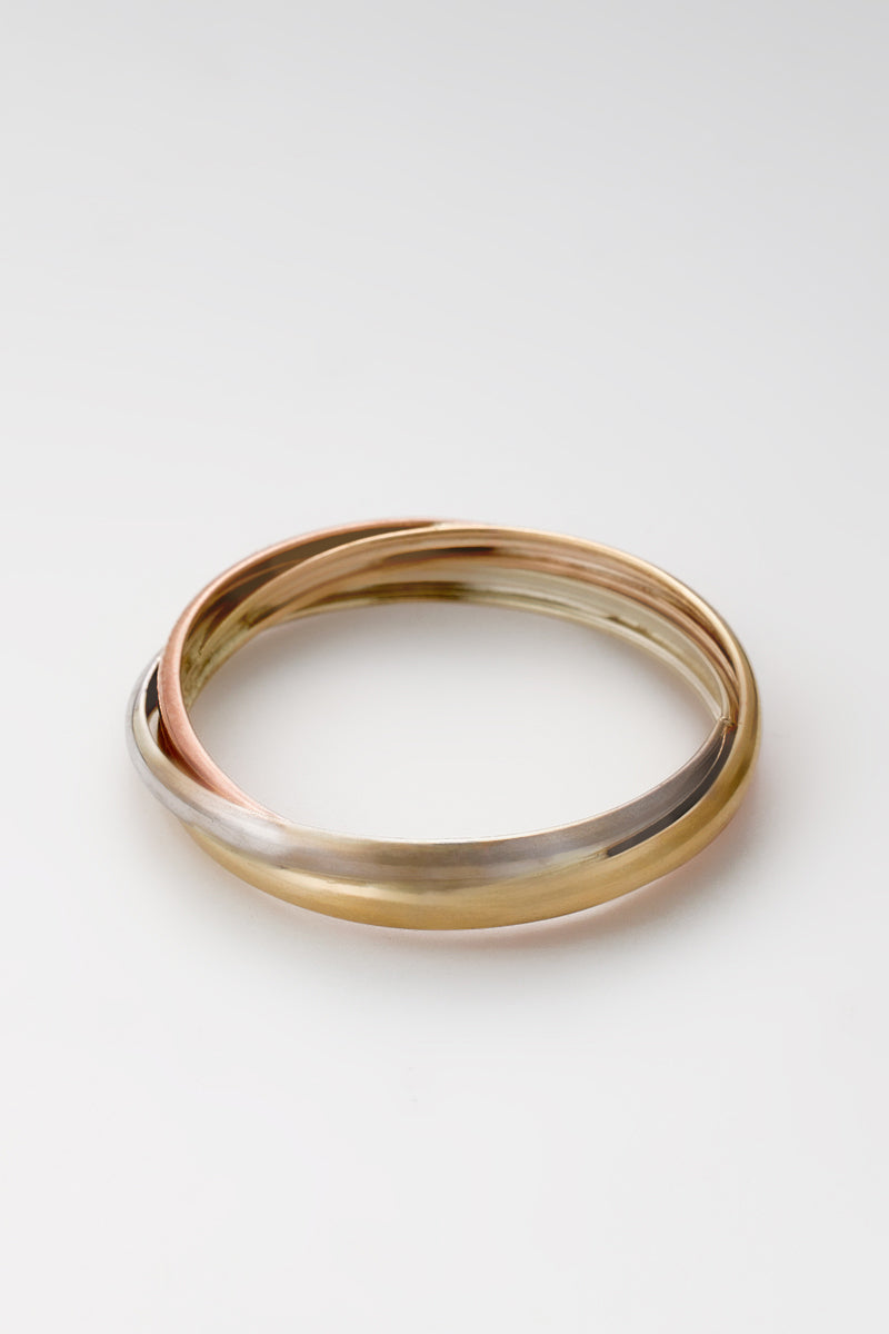 Ring "Megan" 375er Tricolor-Gold