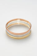 Bague " Maryam" Or Tricolore 375 / 1000