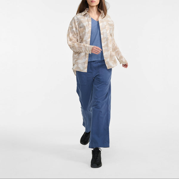 Camicia a maniche lunghe - Bianco latte Pr - Donna