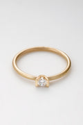 Bague " Morgan" Or Jaune 375 / 1000 Et Zirconium