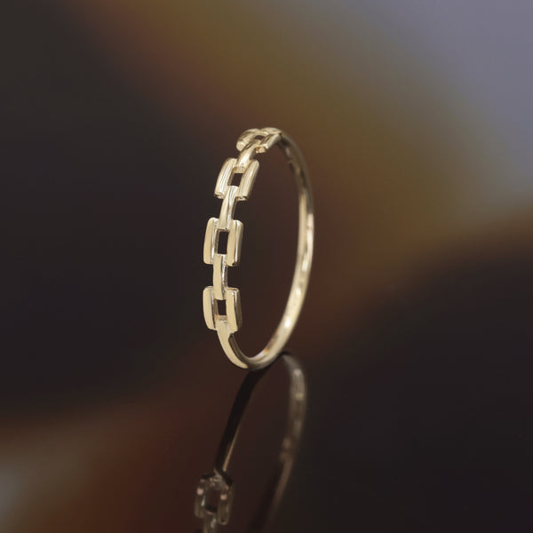 Bague " Angela" Or Jaune 375 / 1000