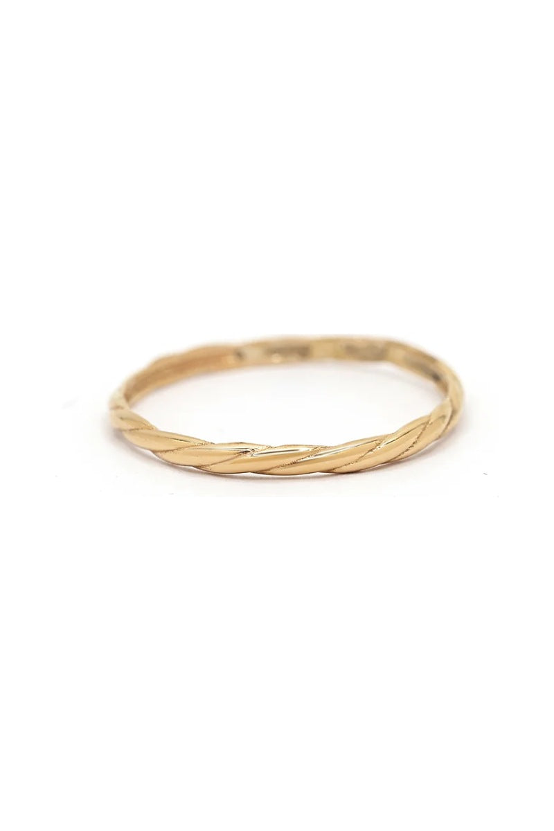 Bague " Adolie" Or Jaune 375 / 1000