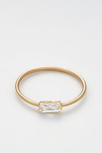 Ivy Ring - Yellow Gold And Zirconium