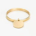 Bague "Médaillon " Or Jaune 375/1000