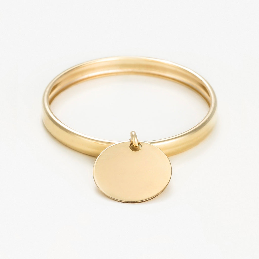 Bague "Médaillon "Or Jaune 375/1000