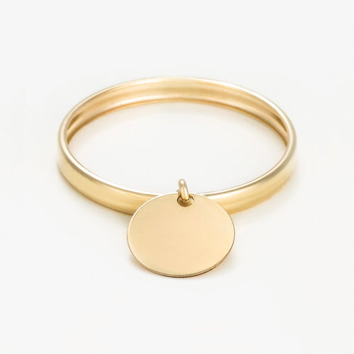 Bague "Médaillon "Or Jaune 375/1000