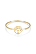 Bague "Petit Arbre De Vie" Or Jaune 375/1000