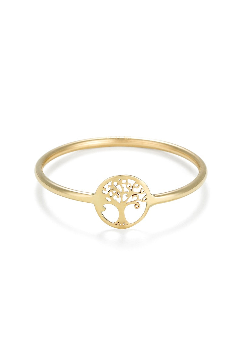 Bague "Petit Arbre De Vie" Or Jaune 375/1000