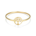 Bague "Petit Arbre De Vie" Or Jaune 375/1000