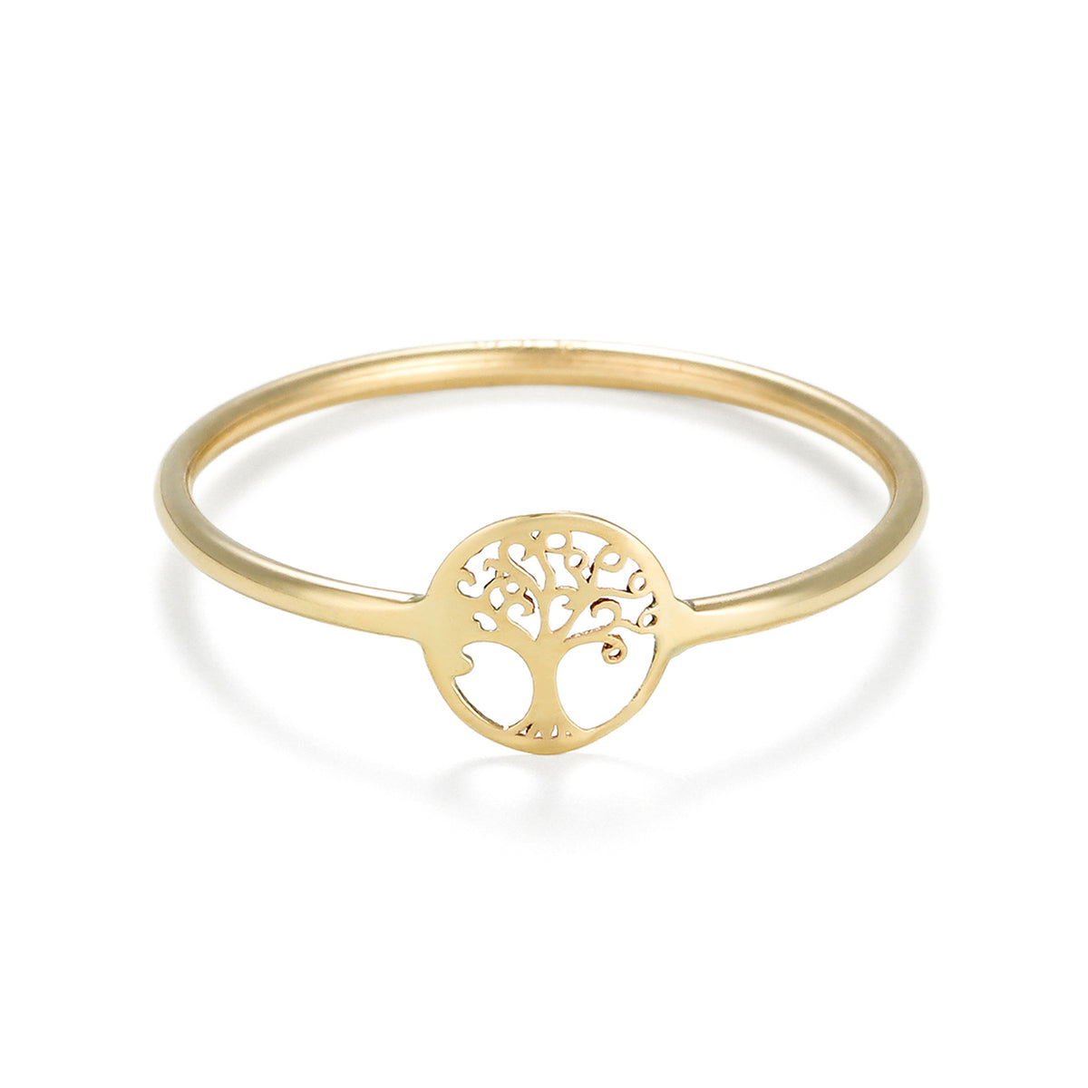 Bague "Petit Arbre De Vie" Or Jaune 375/1000